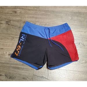 Vintage Polo Sport Ralph Lauren RL67 Swim Board Trunks Shorts Mens Large L